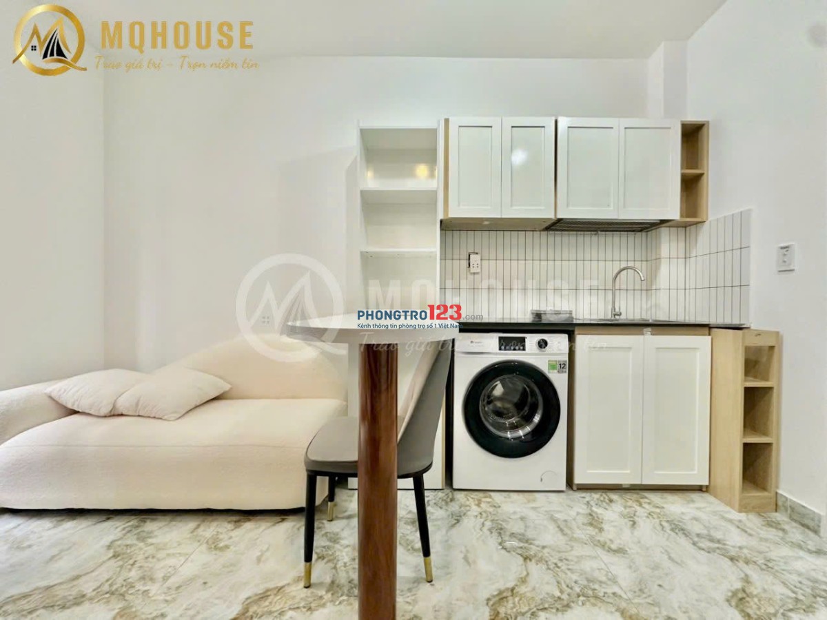 CHO THUÊ CHDV 1PN 1PK BAN CÔNG FULL NỘI THẤT ĐẸP NGAY SÂN BAY