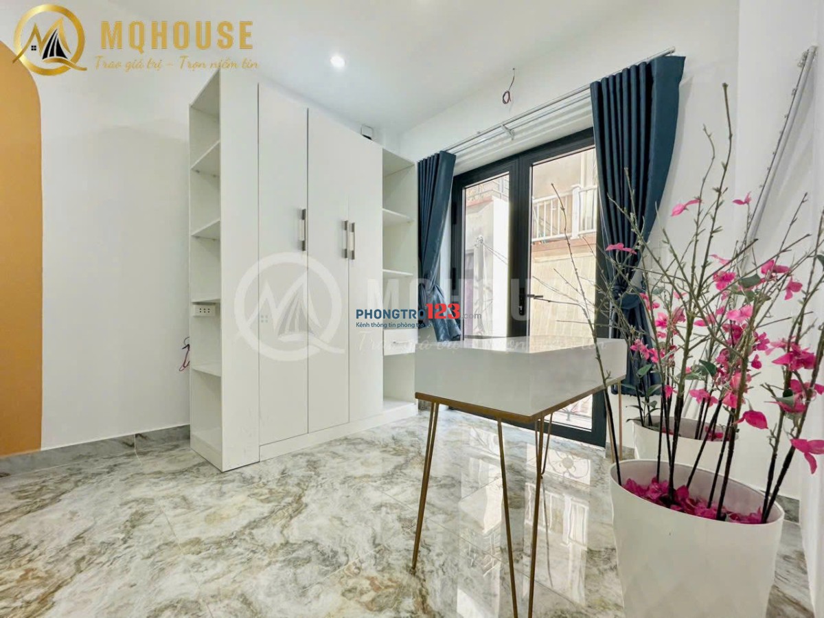 CHO THUÊ CHDV 1PN 1PK BAN CÔNG FULL NỘI THẤT ĐẸP NGAY SÂN BAY