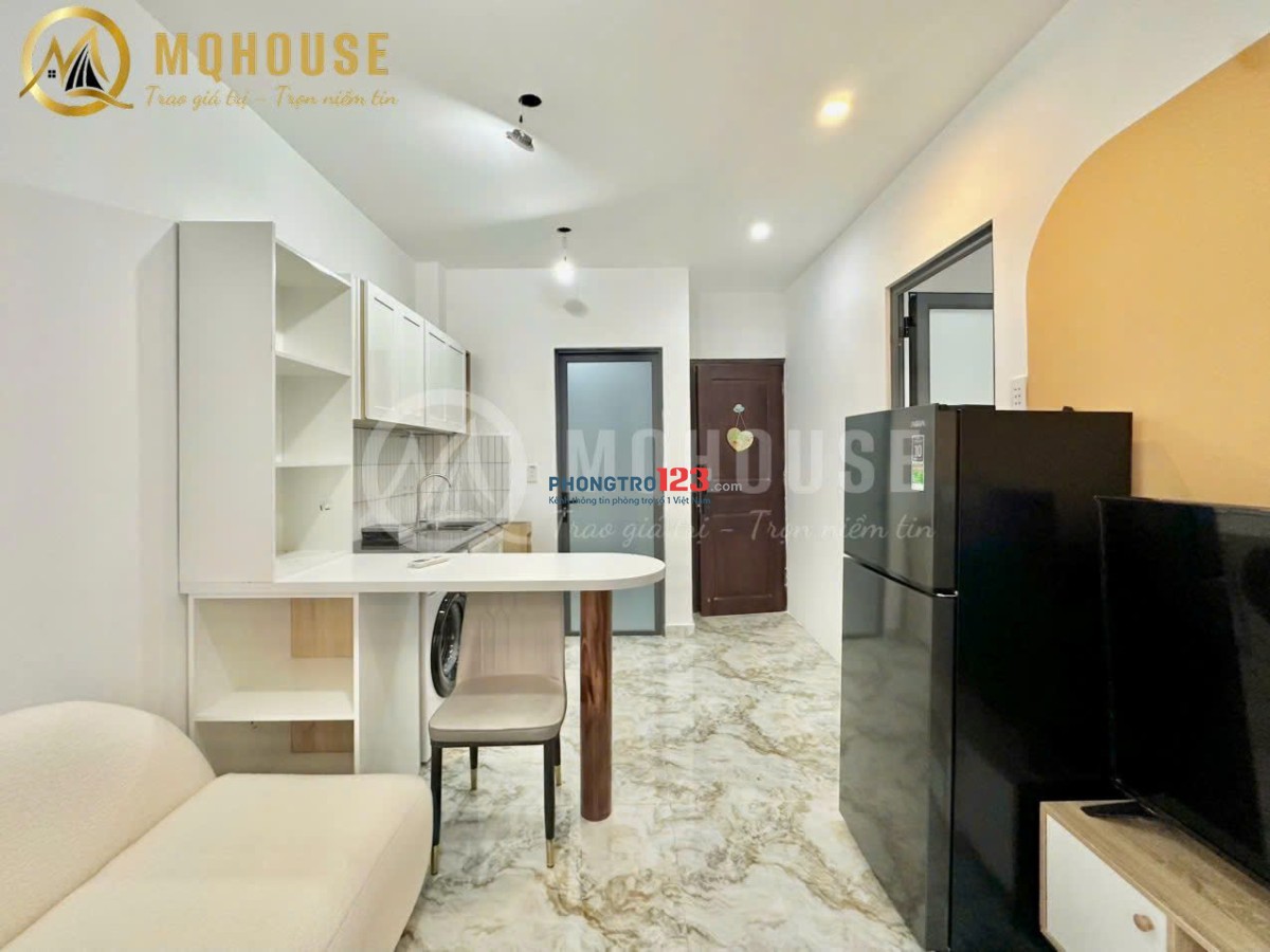 CHO THUÊ CHDV 1PN 1PK BAN CÔNG FULL NỘI THẤT ĐẸP NGAY SÂN BAY