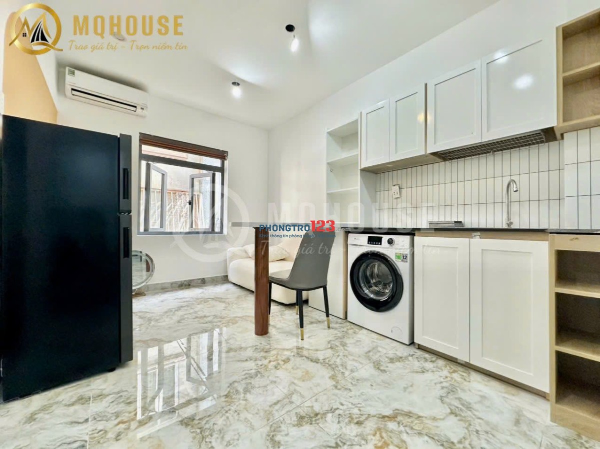 CHO THUÊ CHDV 1PN 1PK BAN CÔNG FULL NỘI THẤT ĐẸP NGAY SÂN BAY