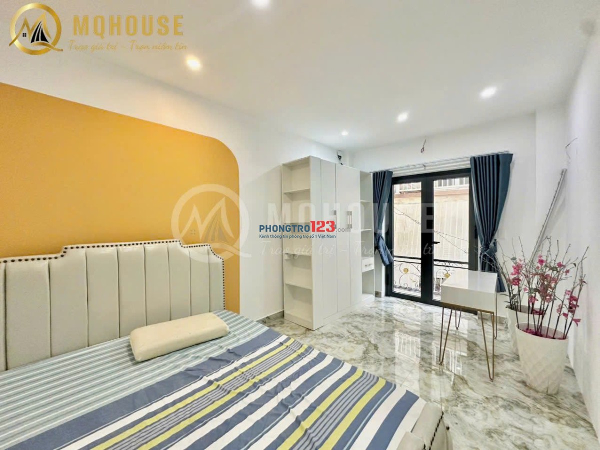 CHO THUÊ CHDV 1PN 1PK BAN CÔNG FULL NỘI THẤT ĐẸP NGAY SÂN BAY
