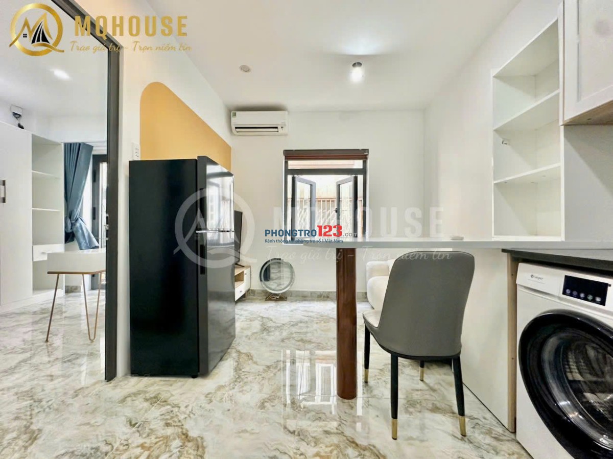 CHO THUÊ CHDV 1PN 1PK BAN CÔNG FULL NỘI THẤT ĐẸP NGAY SÂN BAY