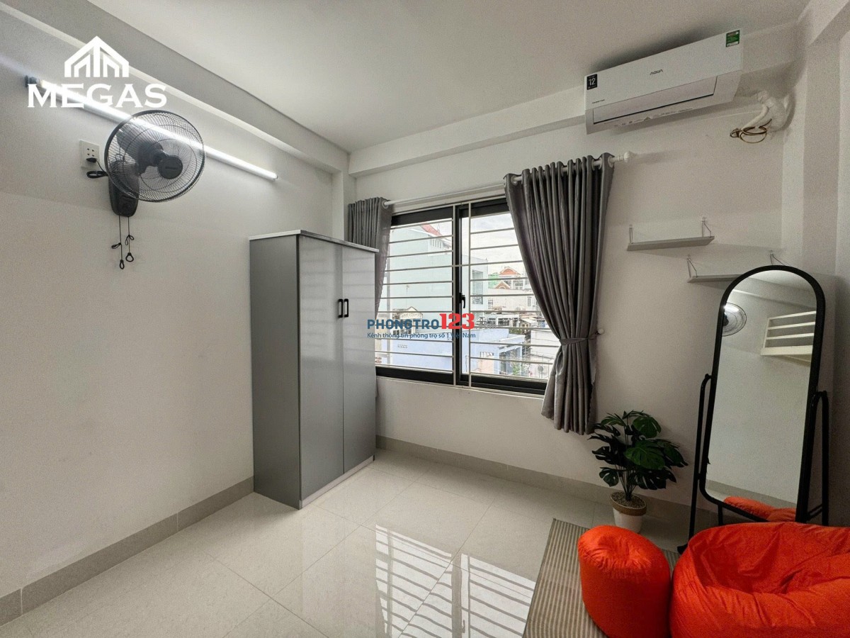 CHO THUÊ PHÒNG GIÁ RẺ - FULL NỘI THẤT MỚI XÂY NGAY TÔ KÝ - CVPM QUANG TRUNG