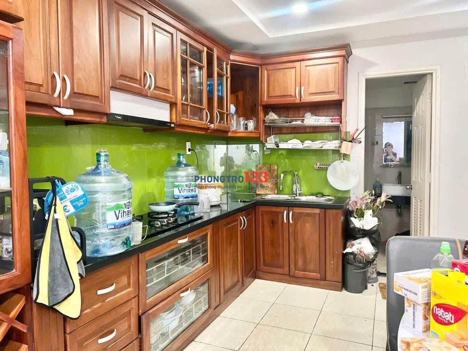 Chung cư Phú Thạnh, Nguyễn Sơn, TP: 95m2, 2p ngủ, 2wc, 10tr5, nội thất
