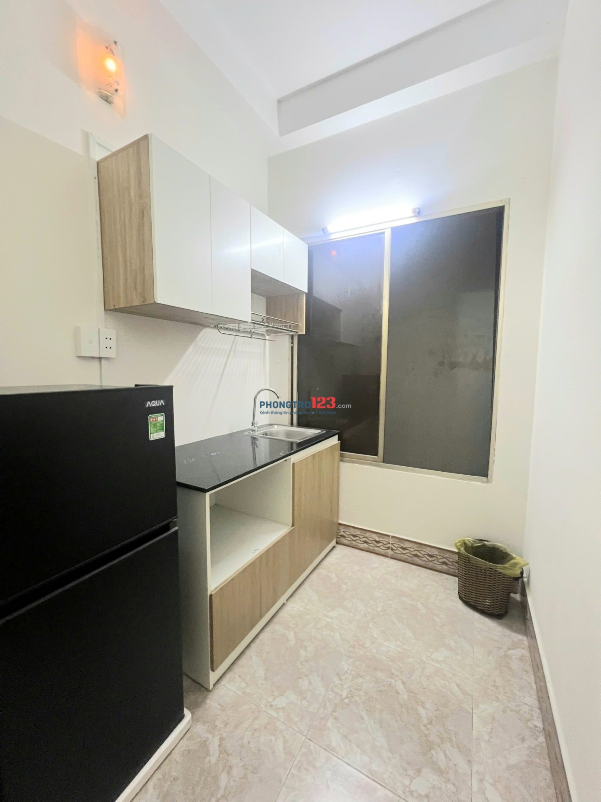 Khai trương phòng mới - 1PN Tách Bếp Full NT - Chu Văn An Bình Thạnh