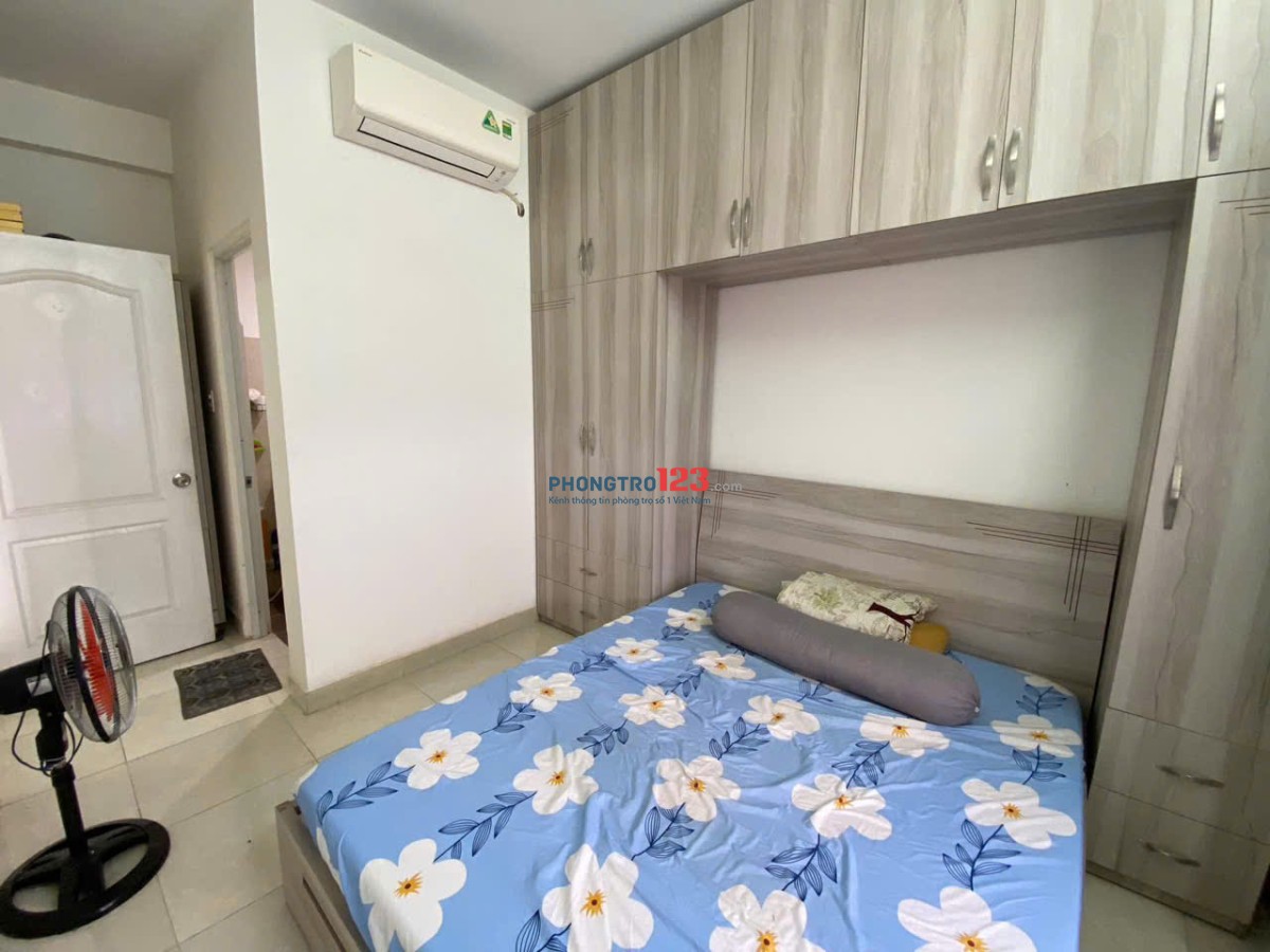 Chung cư 8x Plus, Trường Chinh, Q12: 84m2, 3p ngủ, nội thất 9tr/th