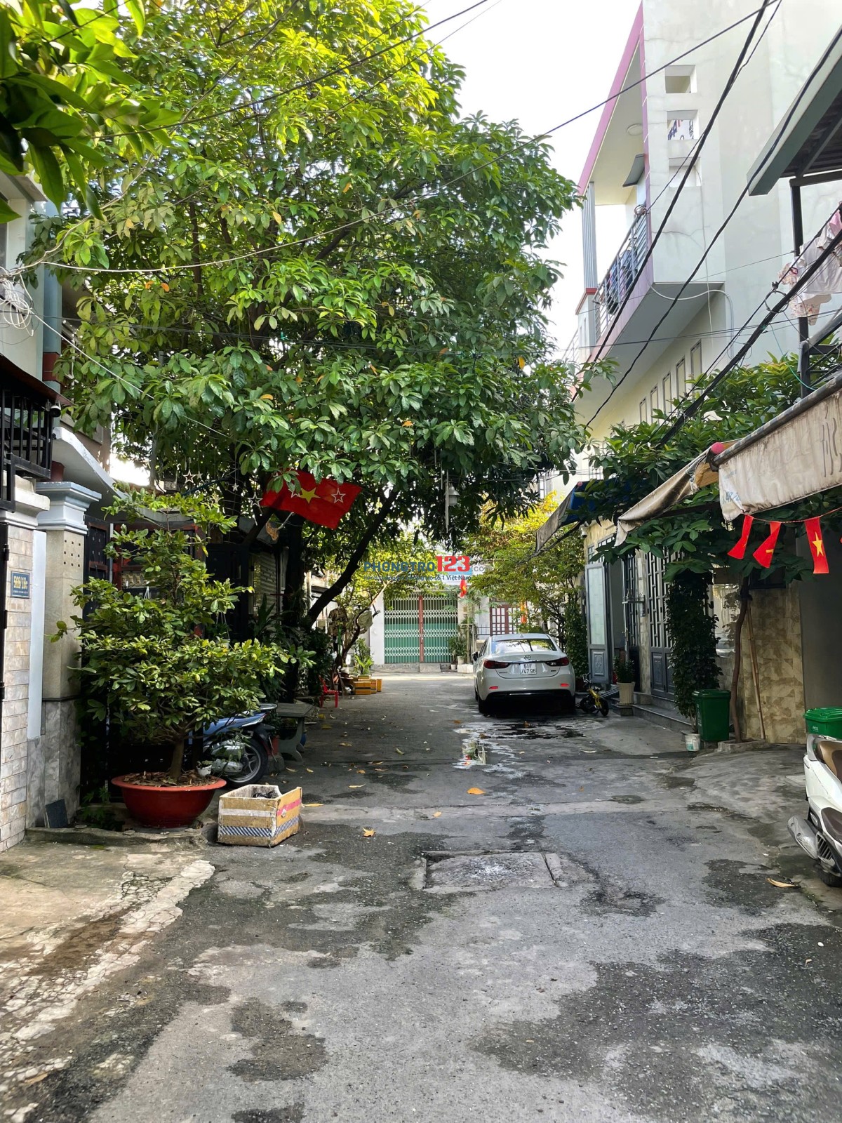 CHO THUÊ NHÀ NGUYÊN CĂN LÊ TRỌNG TẤN 68M - HẺM 6M - 2 PN - 9Tr