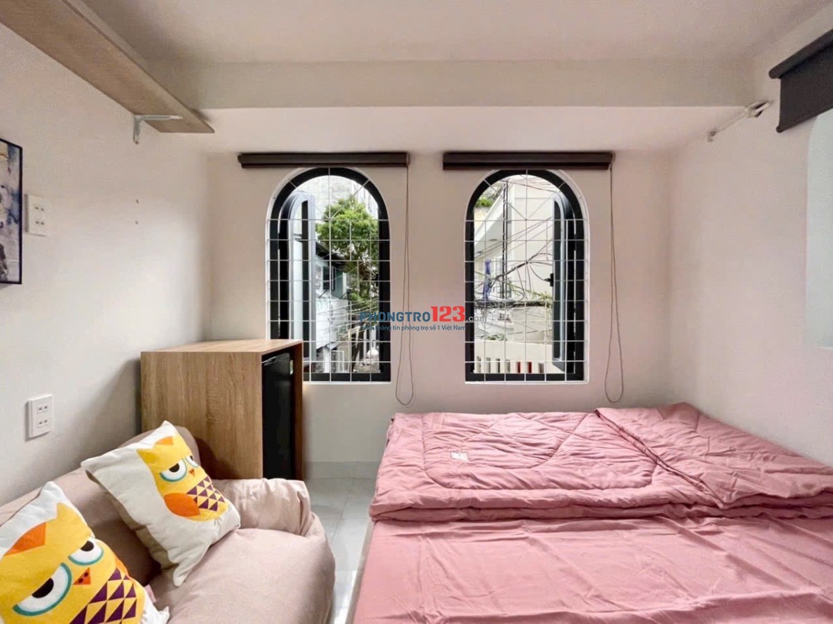 Cho thuê phòng cửa sổ trời lớn, full nội thất - Xô Viết Nghệ Tĩnh, Bình Thạnh gần Q2, Q1, Q3