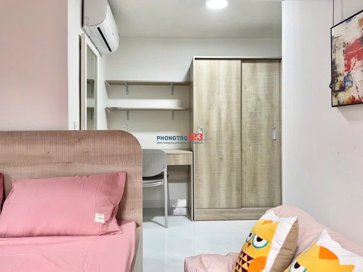 Cho thuê phòng cửa sổ trời lớn, full nội thất - Xô Viết Nghệ Tĩnh, Bình Thạnh gần Q2, Q1, Q3