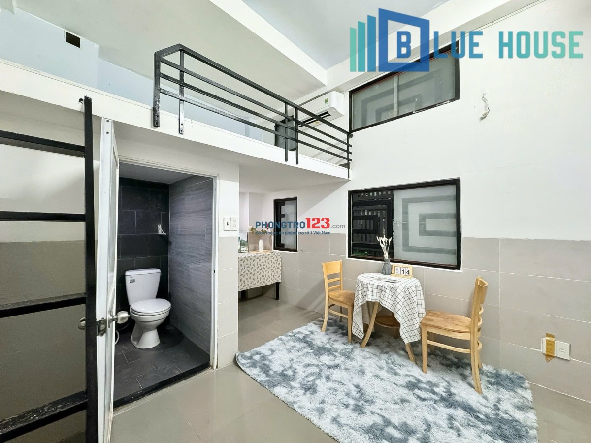 Cho thuê phòng trọ Quận Tân Bình Duplex cao 1m7 ngay vòng xoay Lê Đại Hành, Đại học Văn Hiến