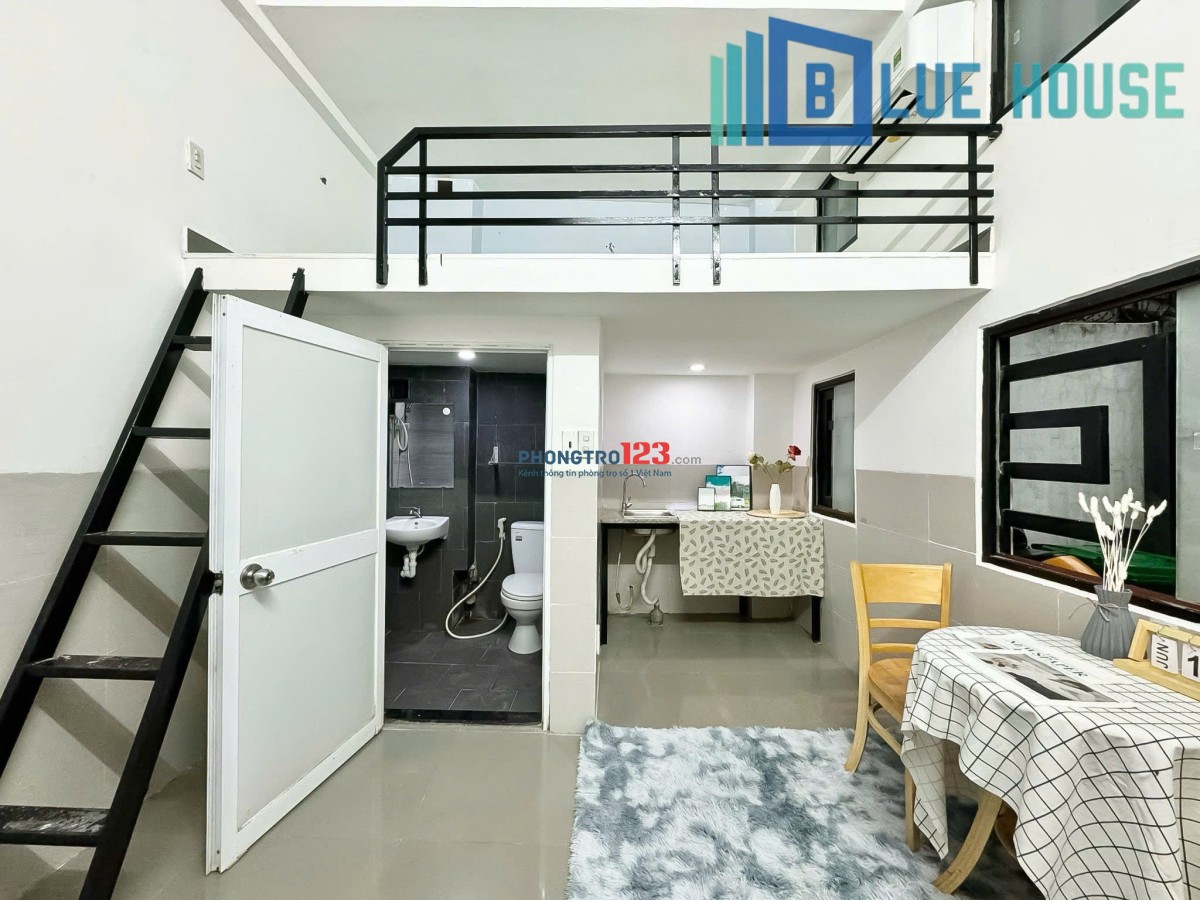 Cho thuê phòng trọ Quận Tân Bình Duplex cao 1m7 ngay vòng xoay Lê Đại Hành, Đại học Văn Hiến