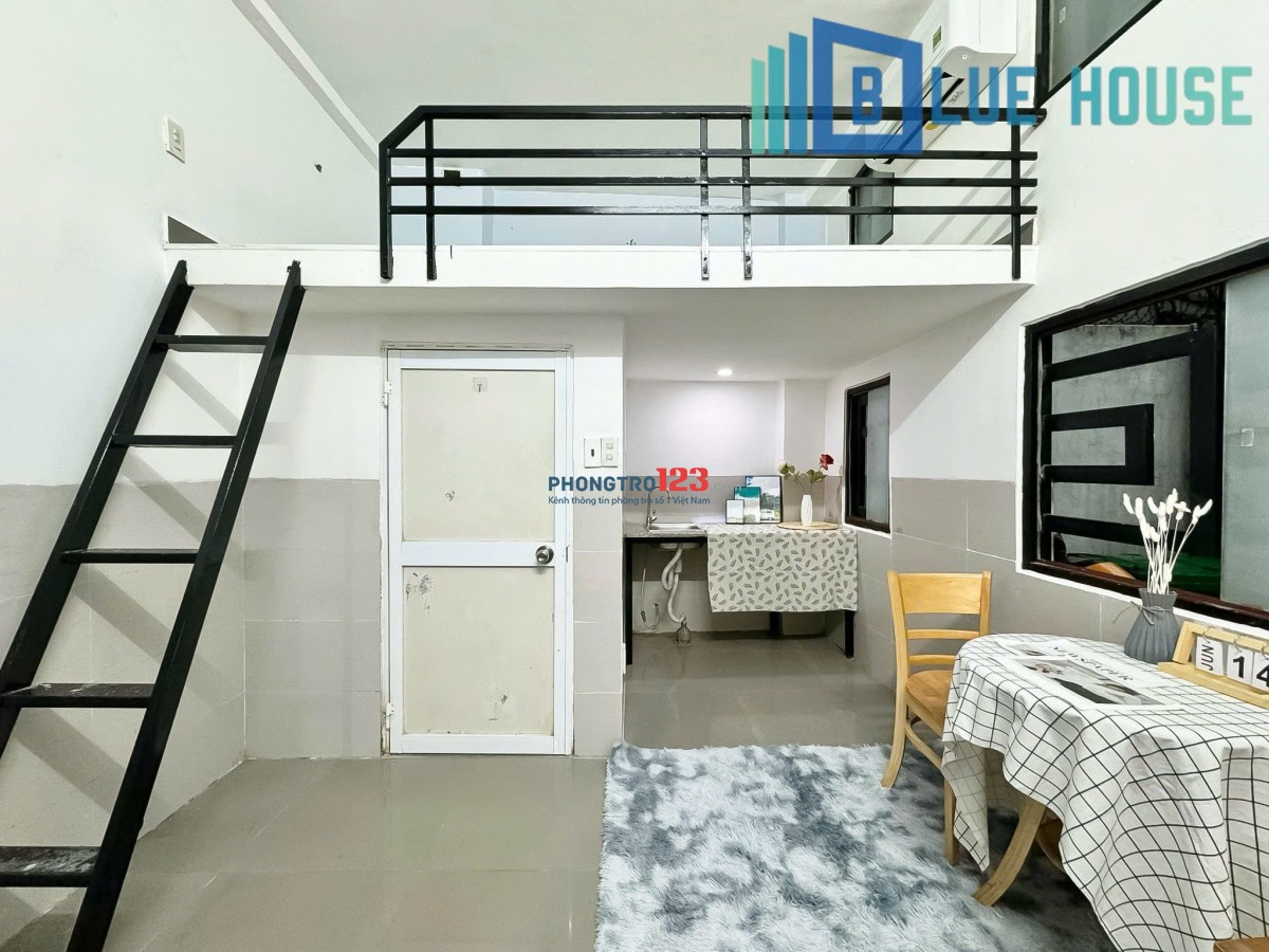 Cho thuê phòng trọ Quận Tân Bình Duplex cao 1m7 ngay vòng xoay Lê Đại Hành, Đại học Văn Hiến