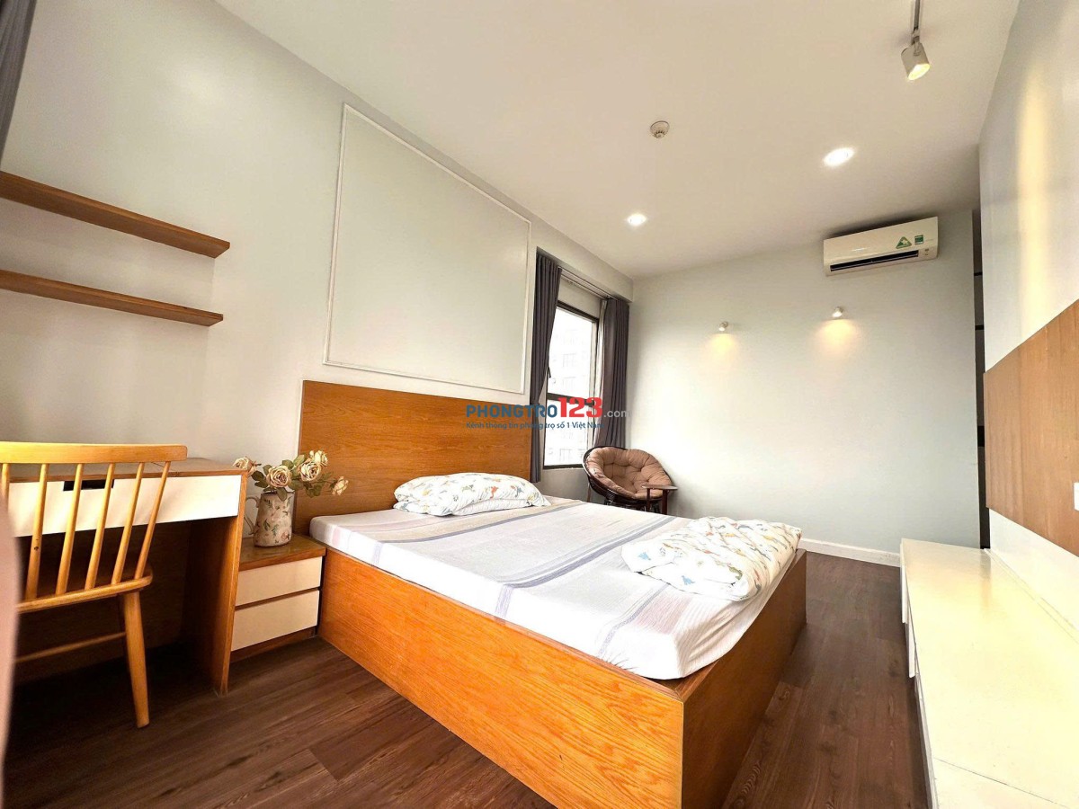Satra Eximland,Phan Đăng Lưu,Phú Nhuận: 98m2, 2p ngủ lớn,NTCC,18tr/th
