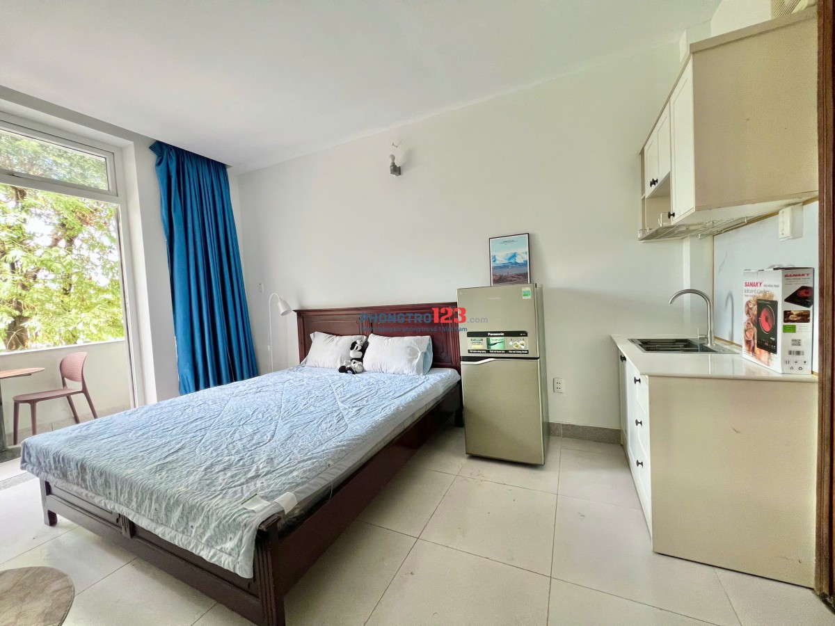 Cho thuê căn hộ studio full nt có ban công/cửa sổ p.Tân Phong q.7 gần RMIT, TDTU, KDC Trung Sơn