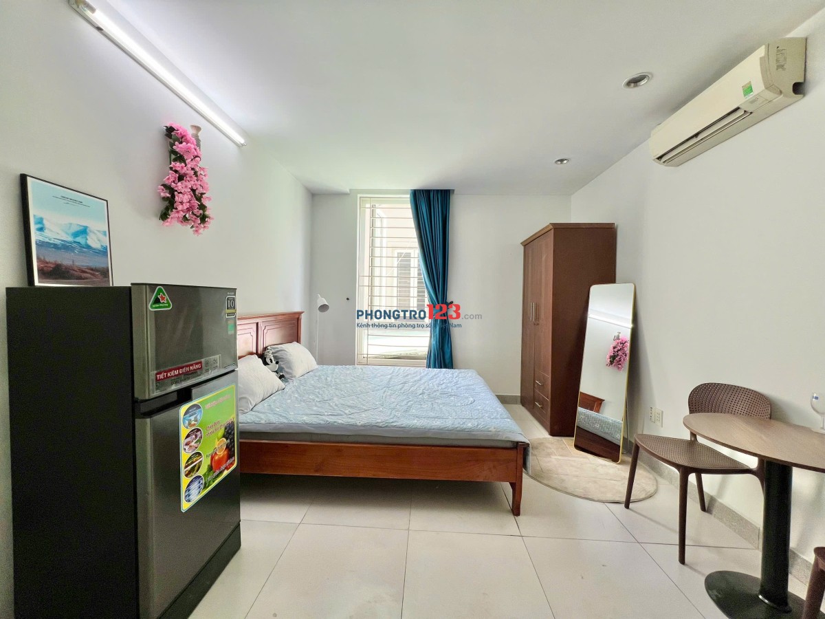 Cho thuê căn hộ studio full nt có ban công/cửa sổ p.Tân Phong q.7 gần RMIT, TDTU, KDC Trung Sơn