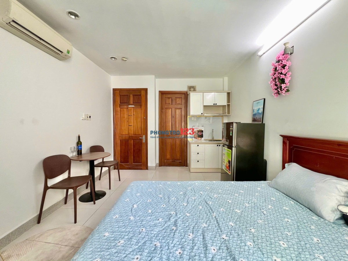 Cho thuê căn hộ studio full nt có ban công/cửa sổ p.Tân Phong q.7 gần RMIT, TDTU, KDC Trung Sơn