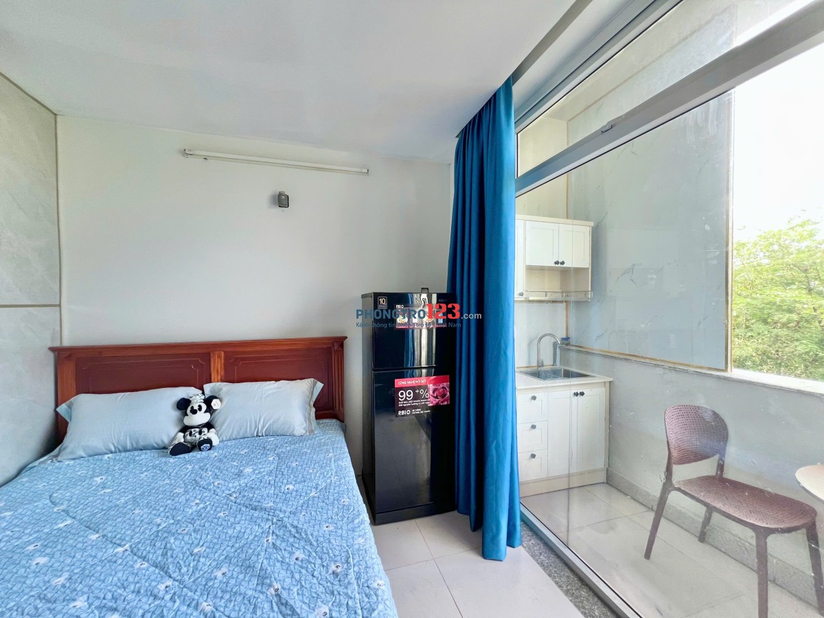 Cho thuê căn hộ studio full nt có ban công/cửa sổ p.Tân Phong q.7 gần RMIT, TDTU, KDC Trung Sơn