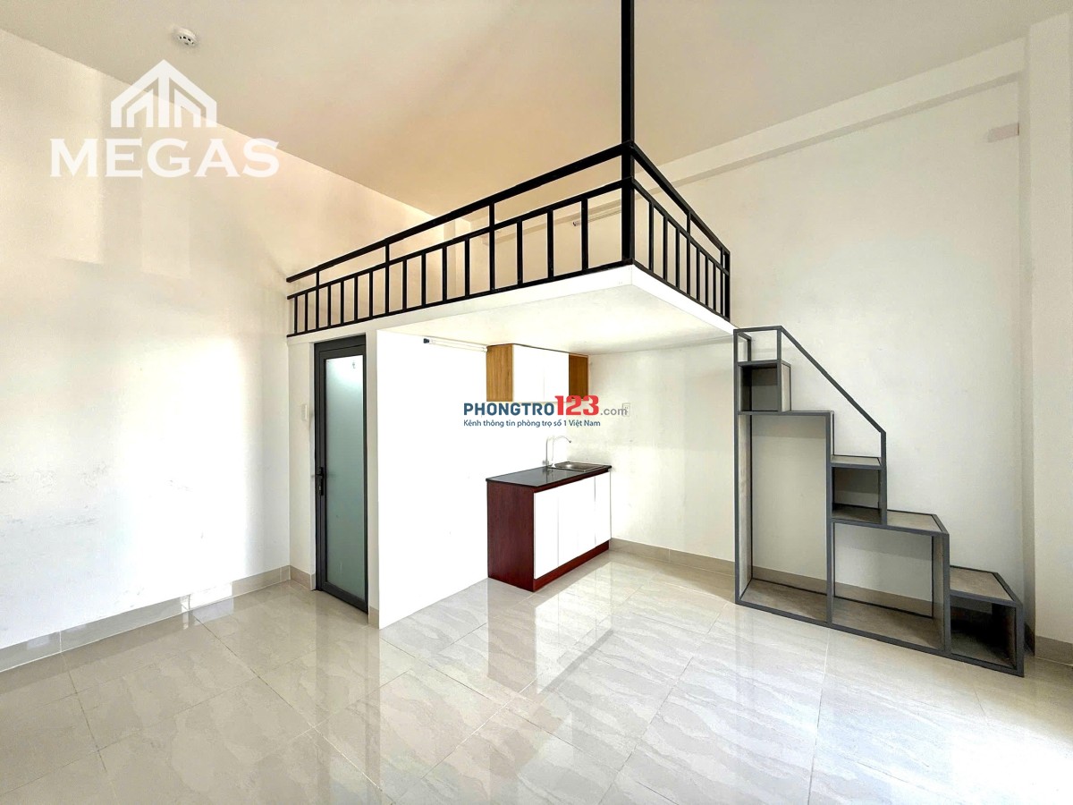 PHÒNG CHO THUÊ FULL NỘI THẤT - GÁC CAO - BAN CÔNG RIÊNG - NGAY LÊ VĂN KHƯƠNG - MEGA MARMET HIỆP PHÚ