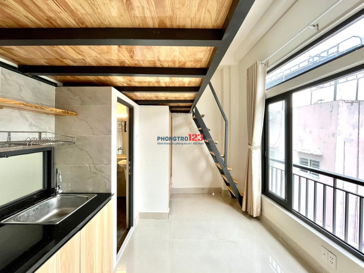 DUPLEX NỘI THẤT MỚI NGAY LẠC LONG QUÂN, GẦN ĐH BÁCH KHOA