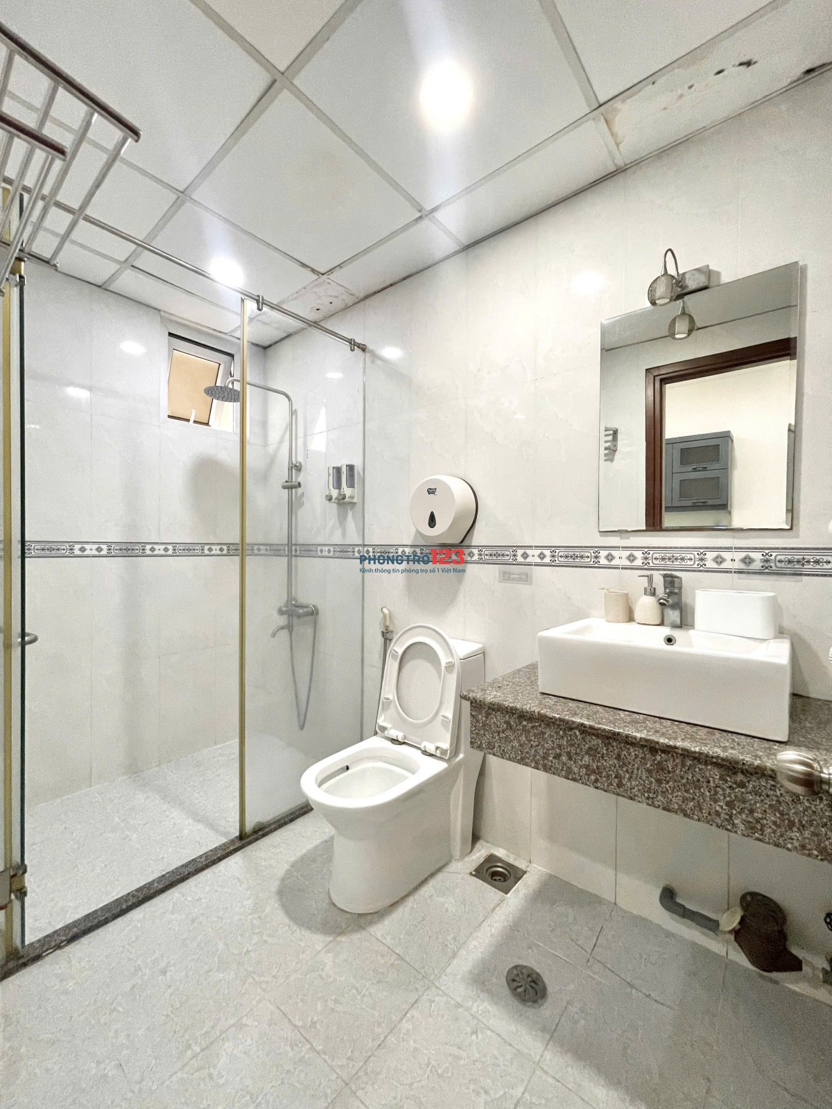 Căn Hộ Mới 1PN Riêng Tách Bếp - Full Nội Thất Ban Công - Máy Giặt Riêng, Thang Máy -Gần CV Gia Định