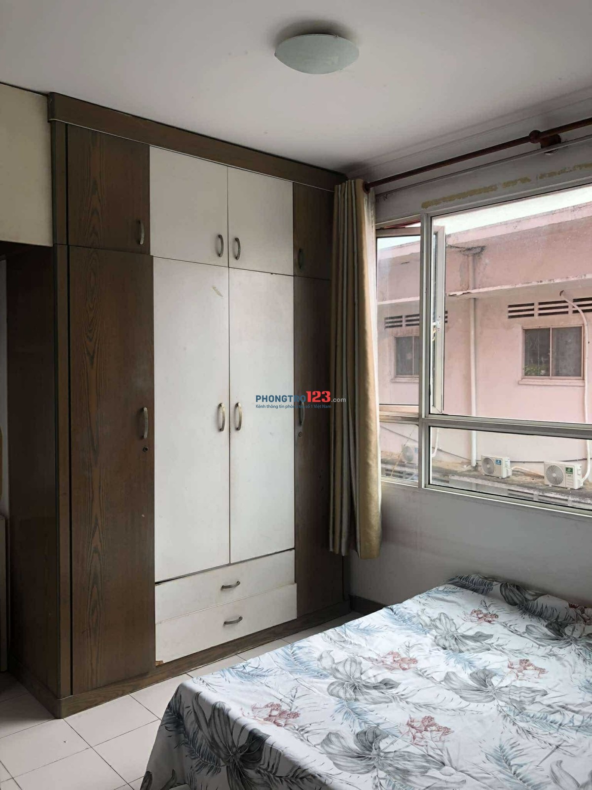 Cho thuê Căn hộ Phúc Thịnh Quận 5, Dt : 98 m2, 3PN, Giá : 12.5 tr/th, Có Nội Thất