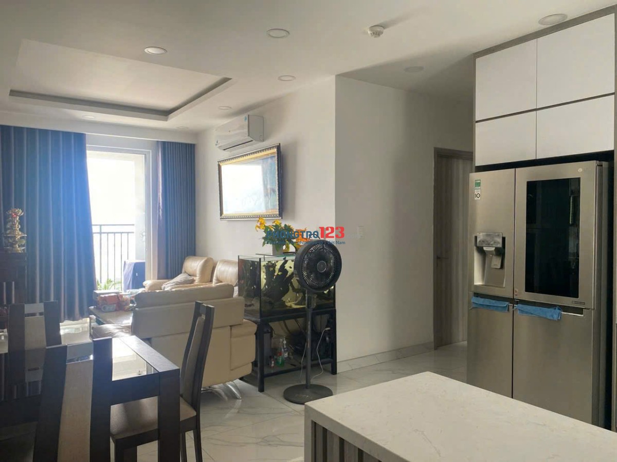 Chung cư Harmona, Tân BÌnh: 75m2, 2p ngủ, Nội thất, 12,5tr/th