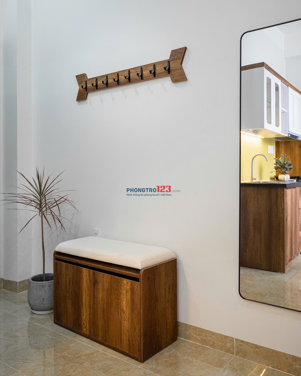 Căn Hộ Dịch Vụ Full Nội Thất Gần cầu Thị Nghè, Thảo Cầm Viên Quận 1, Thiết Kế Đẹp