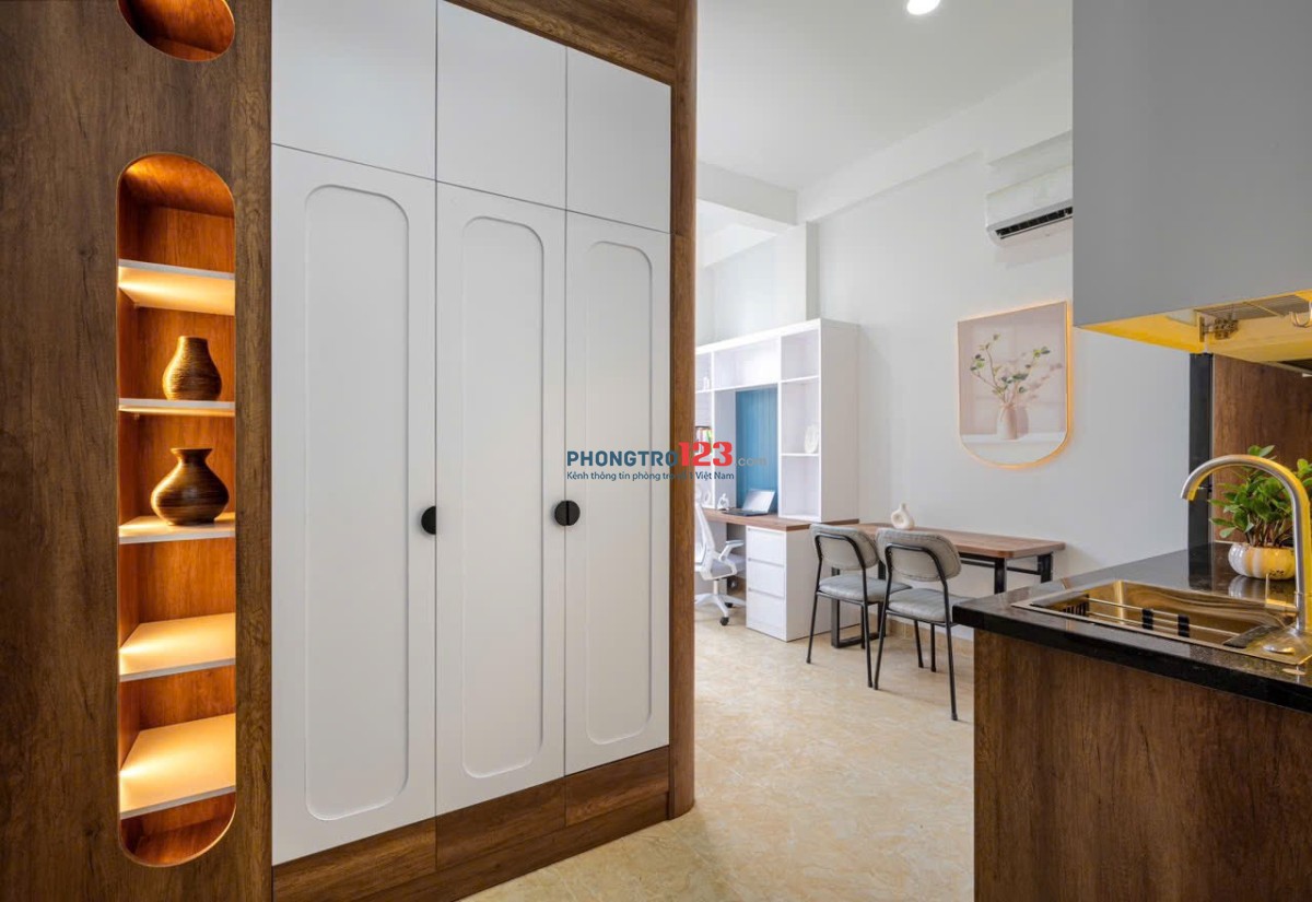 Căn Hộ Dịch Vụ Full Nội Thất Gần cầu Thị Nghè, Thảo Cầm Viên Quận 1, Thiết Kế Đẹp