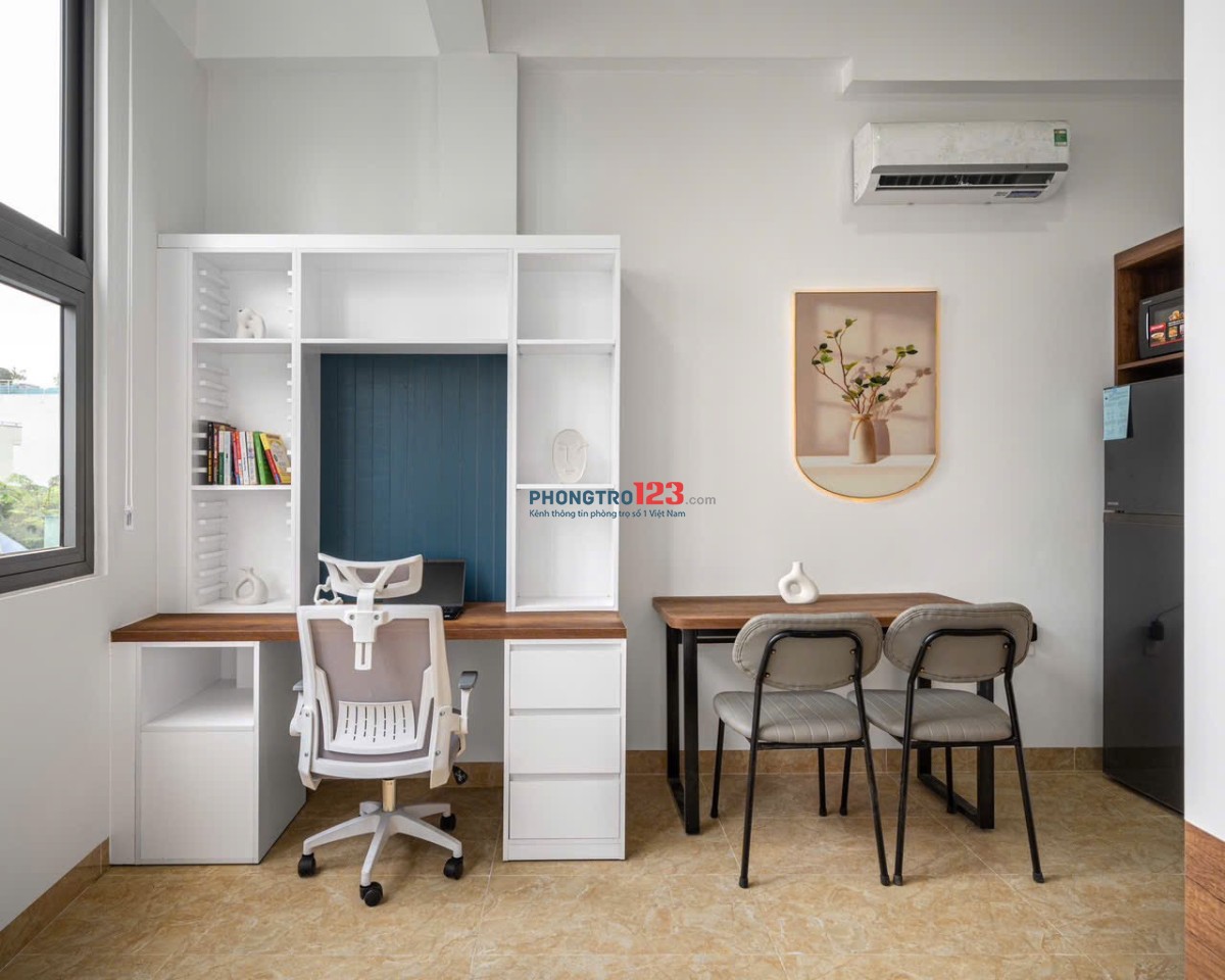 Căn Hộ Dịch Vụ Full Nội Thất Gần cầu Thị Nghè, Thảo Cầm Viên Quận 1, Thiết Kế Đẹp