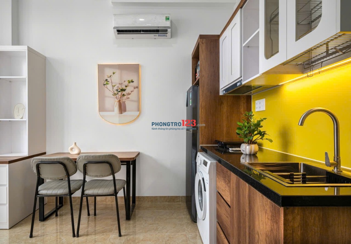 Căn Hộ Dịch Vụ Full Nội Thất Gần cầu Thị Nghè, Thảo Cầm Viên Quận 1, Thiết Kế Đẹp