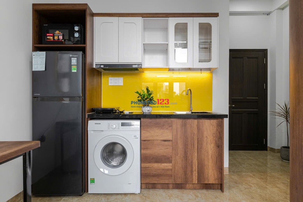 Căn Hộ Dịch Vụ Full Nội Thất Gần cầu Thị Nghè, Thảo Cầm Viên Quận 1, Thiết Kế Đẹp