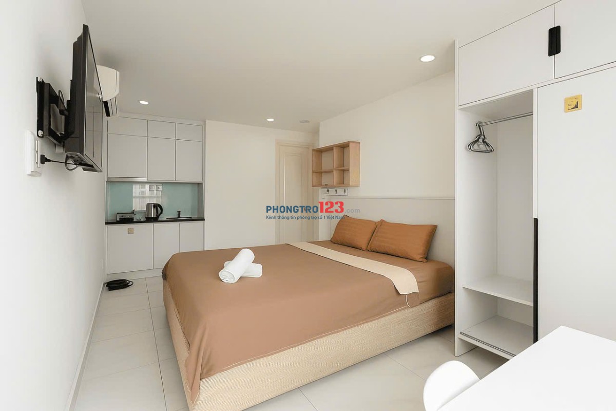 Cho thuê căn hộ studio full nt cửa sổ/ban công p.Tân Phong q.7 gần RMIT, TDTU, KDC Trung Sơn