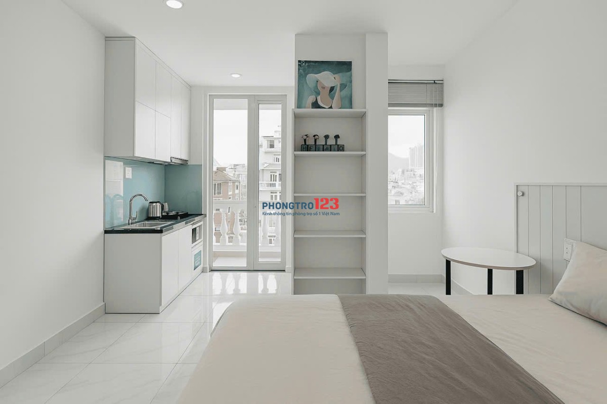 Cho thuê căn hộ studio full nt cửa sổ/ban công p.Tân Phong q.7 gần RMIT, TDTU, KDC Trung Sơn