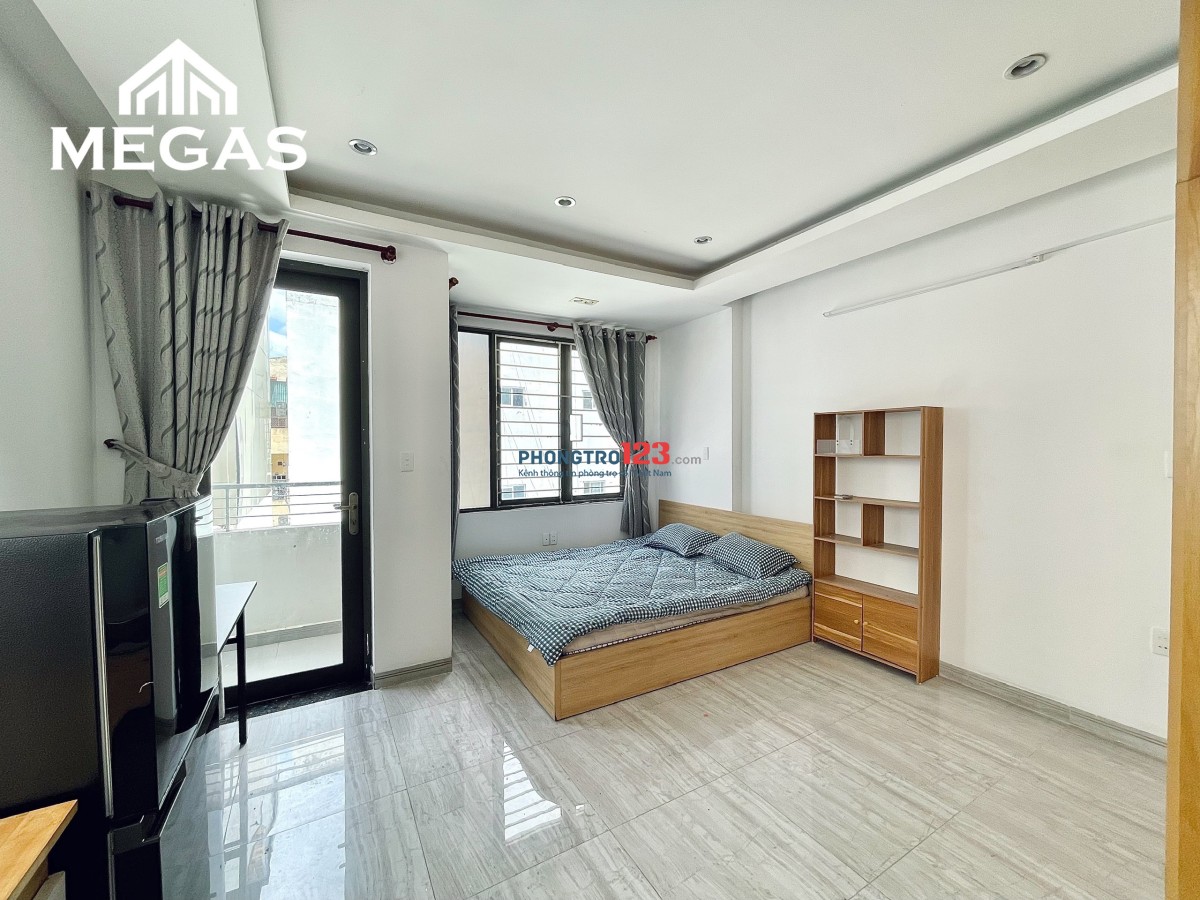 Studio ban công full nội thất nằm cạnh nhà ga T3 quận Tân bình vài phút di chuyển