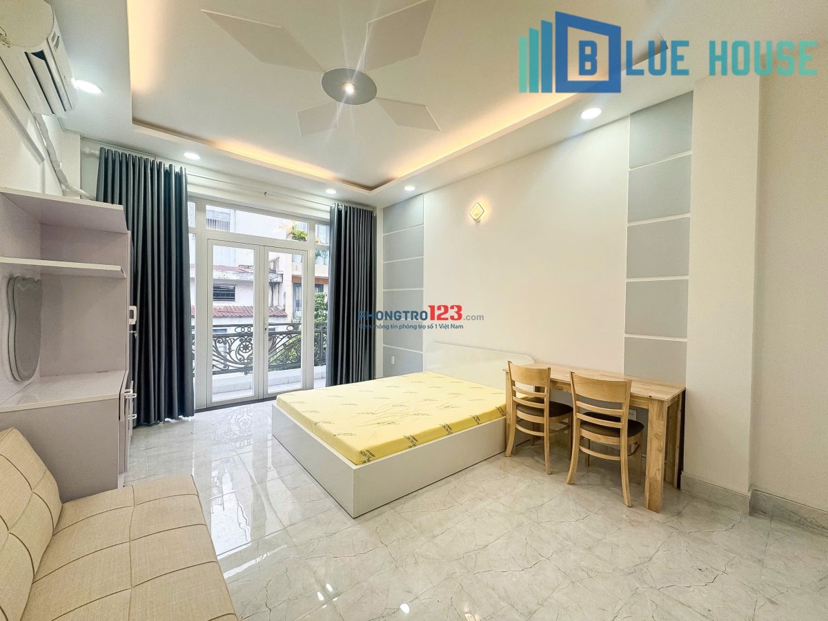 CHO THUÊ PHÒNG STUDIO BAN CÔNG FULL NỘI THẤT - GẦN ĐẦM SEN