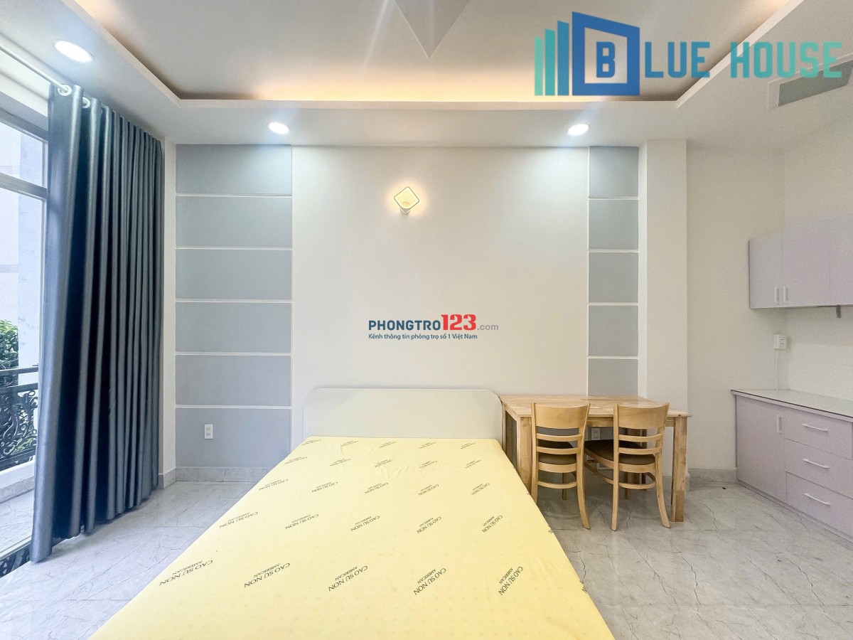 CHO THUÊ PHÒNG STUDIO BAN CÔNG FULL NỘI THẤT - GẦN ĐẦM SEN