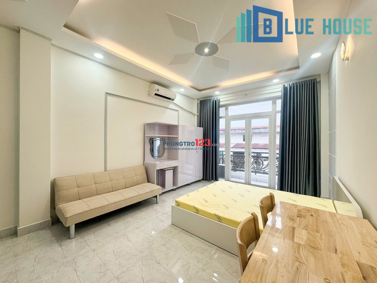 CHO THUÊ PHÒNG STUDIO BAN CÔNG FULL NỘI THẤT - GẦN ĐẦM SEN