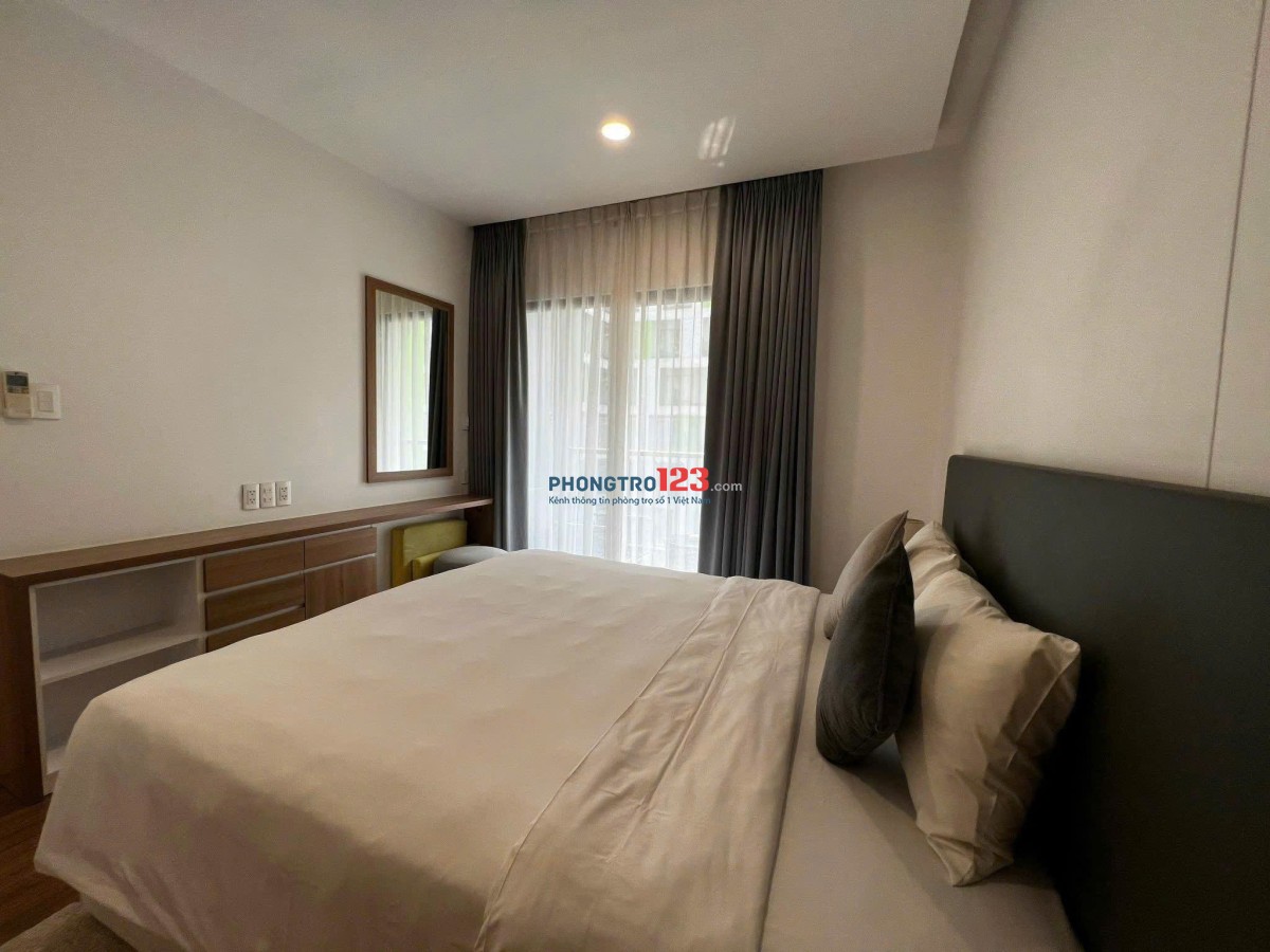 Chung cư Satra Eximland, Phan Đăng Lưu, PN: 93m2, 2p ngủ, đầy đủ NT, 18tr/th.