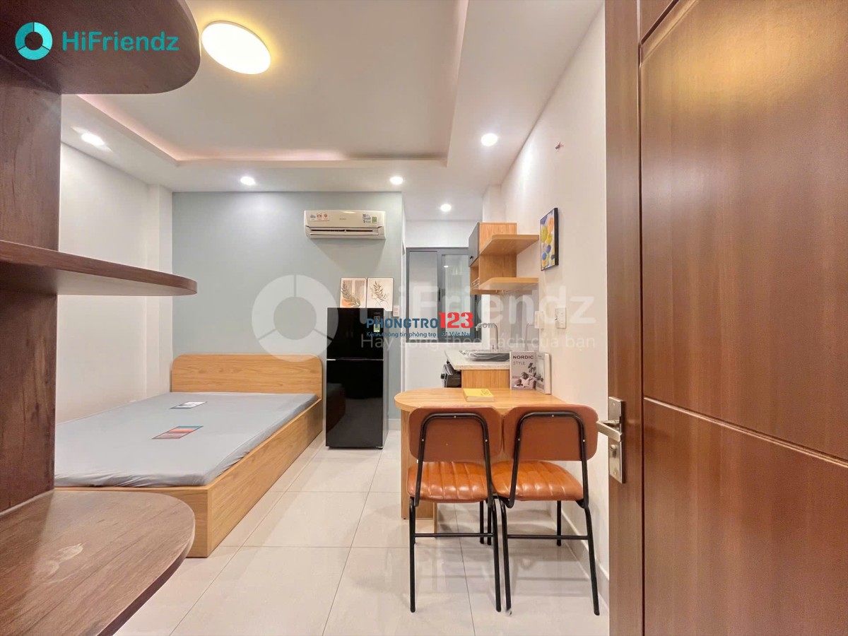 Cho thuê căn hộ studio cửa sổ/ ban công full nt p.Tân Kiểng q.7 gần Lotte, RMIT, TDTU