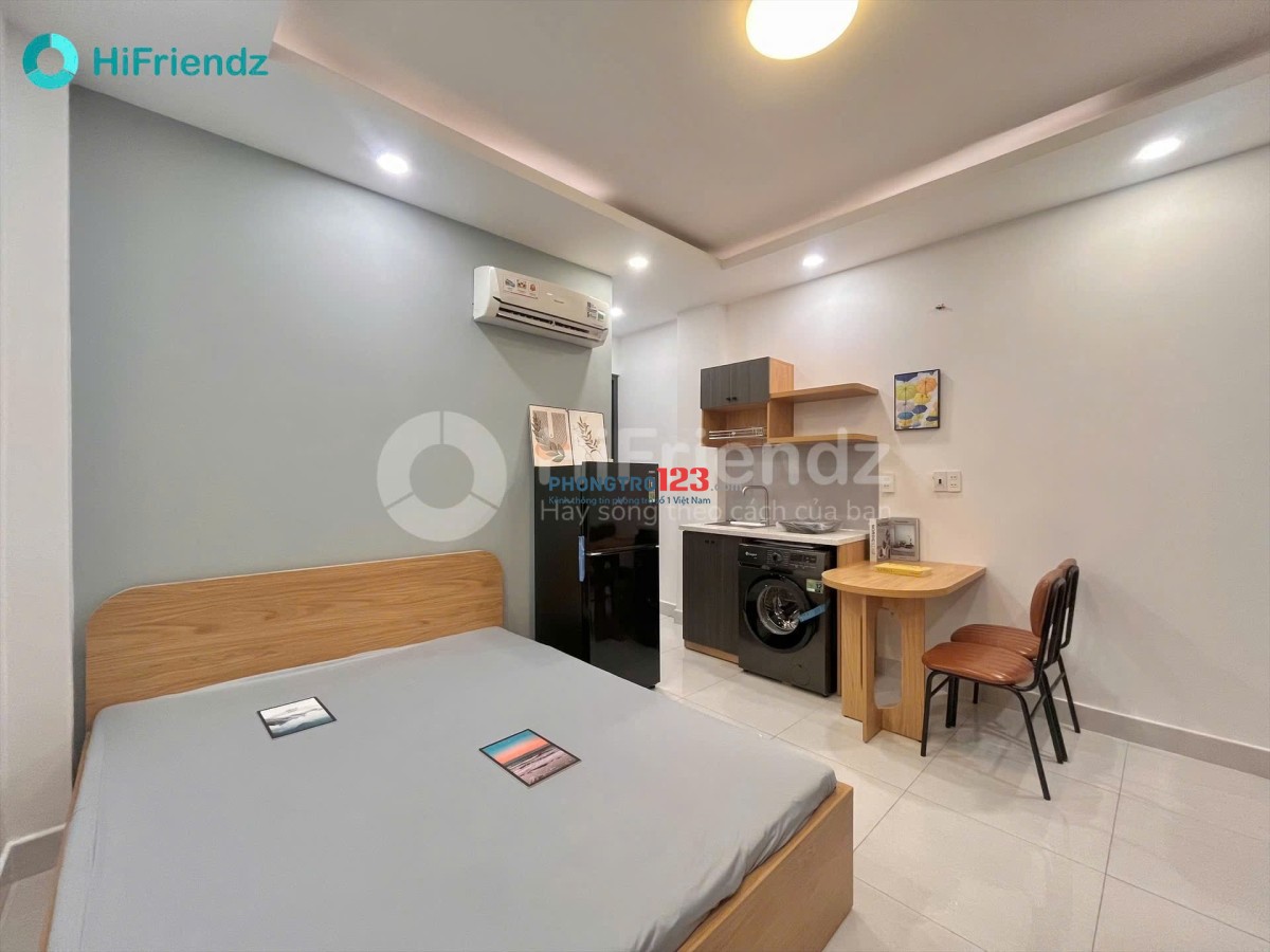 Cho thuê căn hộ studio cửa sổ/ ban công full nt p.Tân Kiểng q.7 gần Lotte, RMIT, TDTU