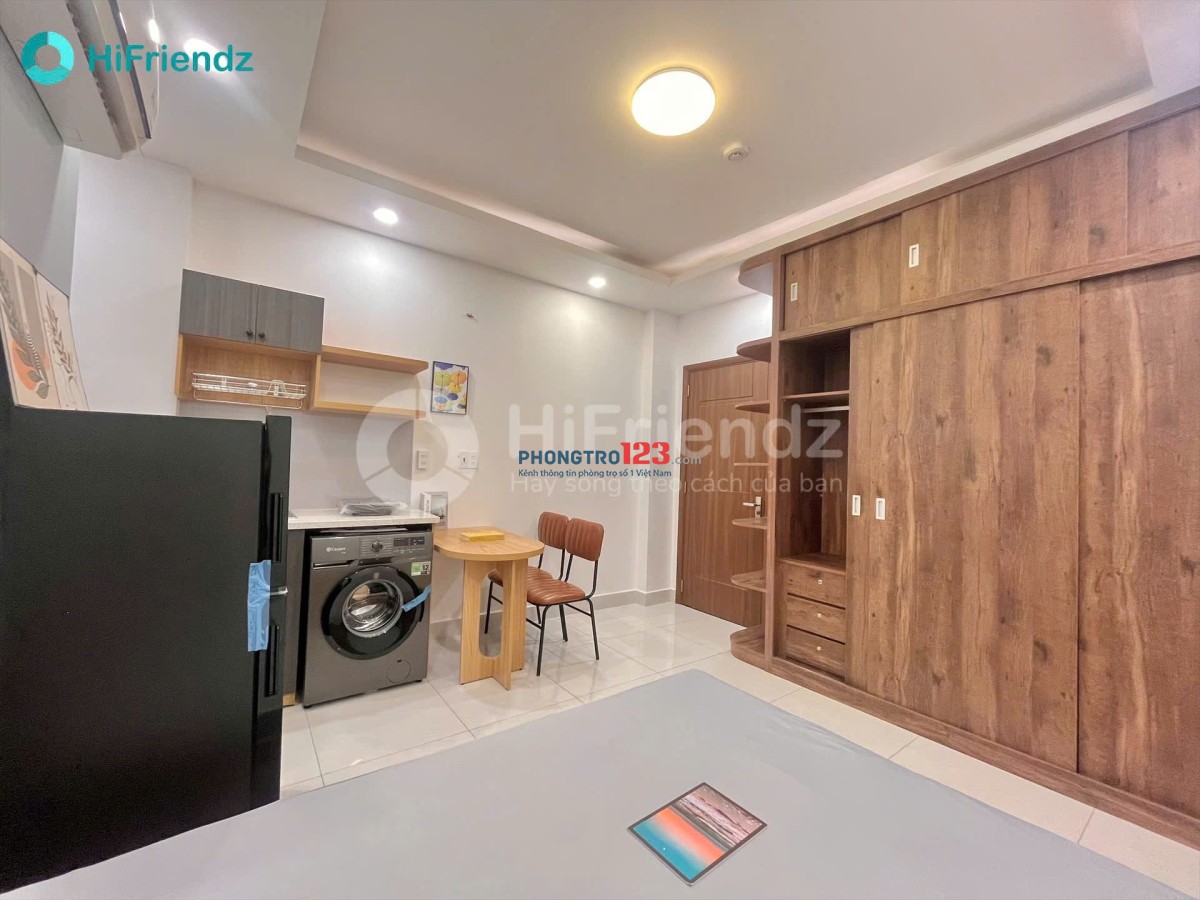 Cho thuê căn hộ studio cửa sổ/ ban công full nt p.Tân Kiểng q.7 gần Lotte, RMIT, TDTU