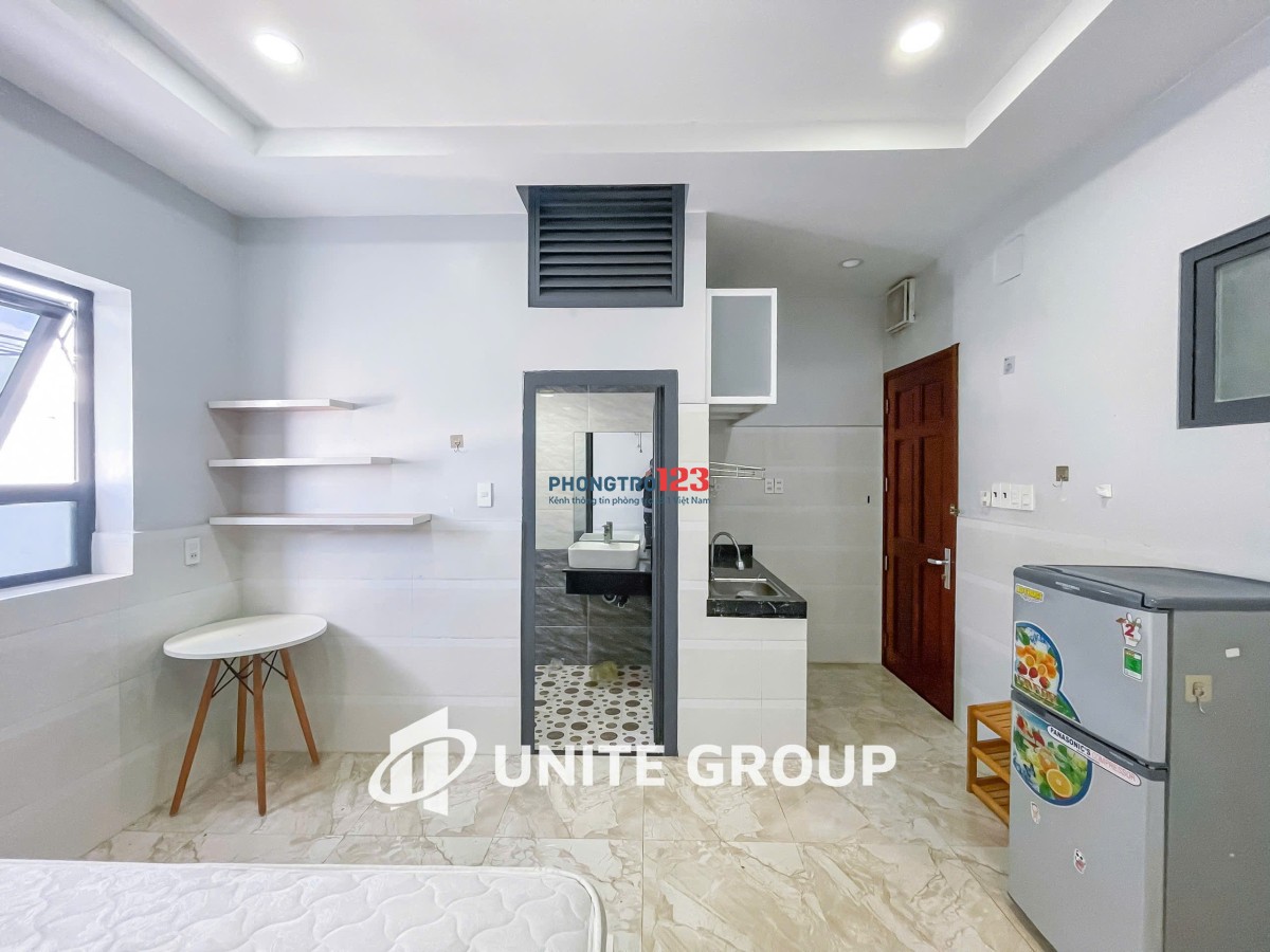 Cho thuê căn hộ studio cửa sổ/ ban công full nt p.Tân Kiểng q.7 gần Lotte, RMIT, TDTU