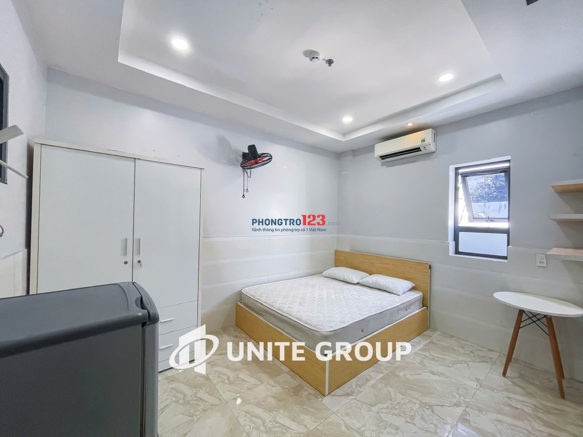 Cho thuê căn hộ studio cửa sổ/ ban công full nt p.Tân Kiểng q.7 gần Lotte, RMIT, TDTU