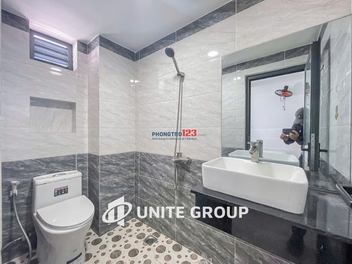 Cho thuê căn hộ studio cửa sổ/ ban công full nt p.Tân Kiểng q.7 gần Lotte, RMIT, TDTU