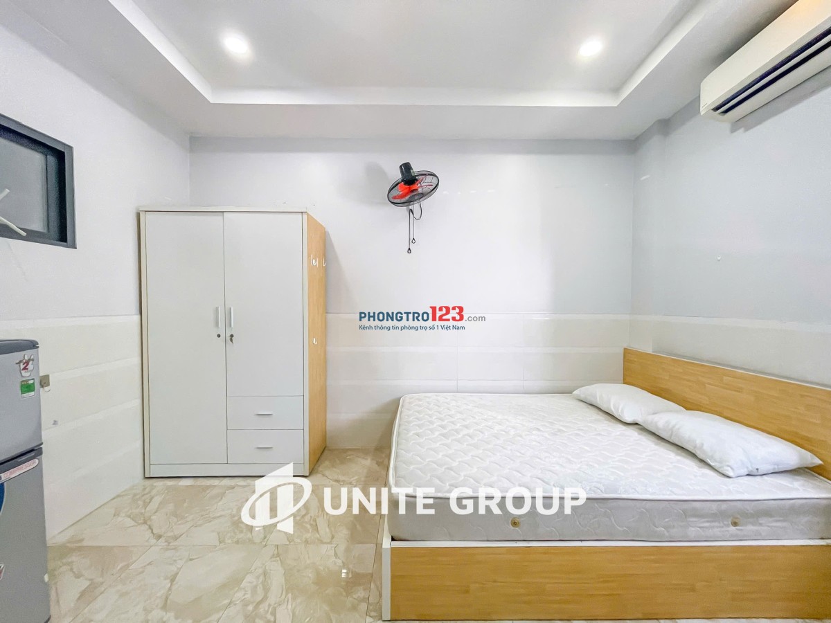 Cho thuê căn hộ studio cửa sổ/ ban công full nt p.Tân Kiểng q.7 gần Lotte, RMIT, TDTU