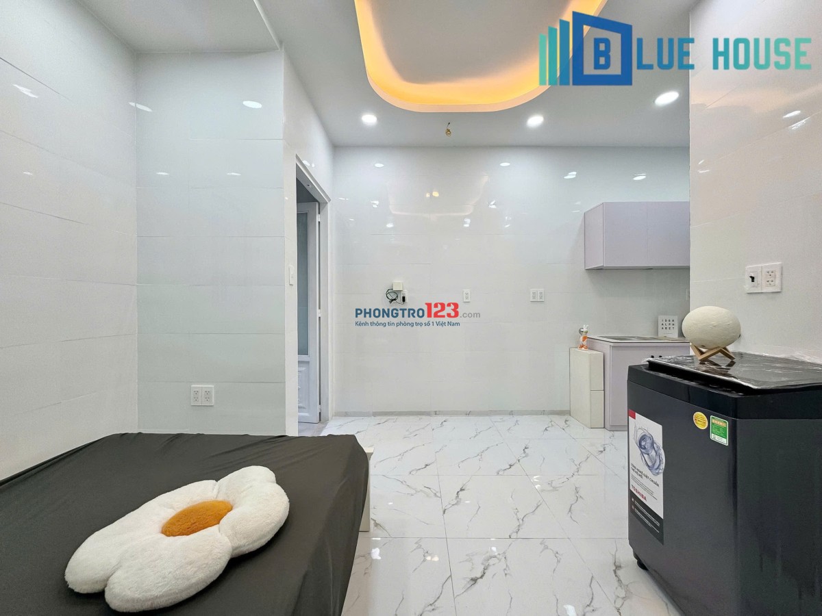 CHO THUÊ PHÒNG FULL NỘI THẤT - MÁY GIẶT RIÊNG - BAN CÔNG - GẦN ĐẦM SEN - NUÔI THÚ CƯNG