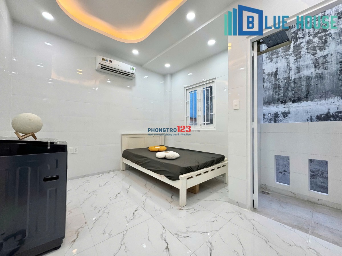 CHO THUÊ PHÒNG FULL NỘI THẤT - MÁY GIẶT RIÊNG - BAN CÔNG - GẦN ĐẦM SEN - NUÔI THÚ CƯNG