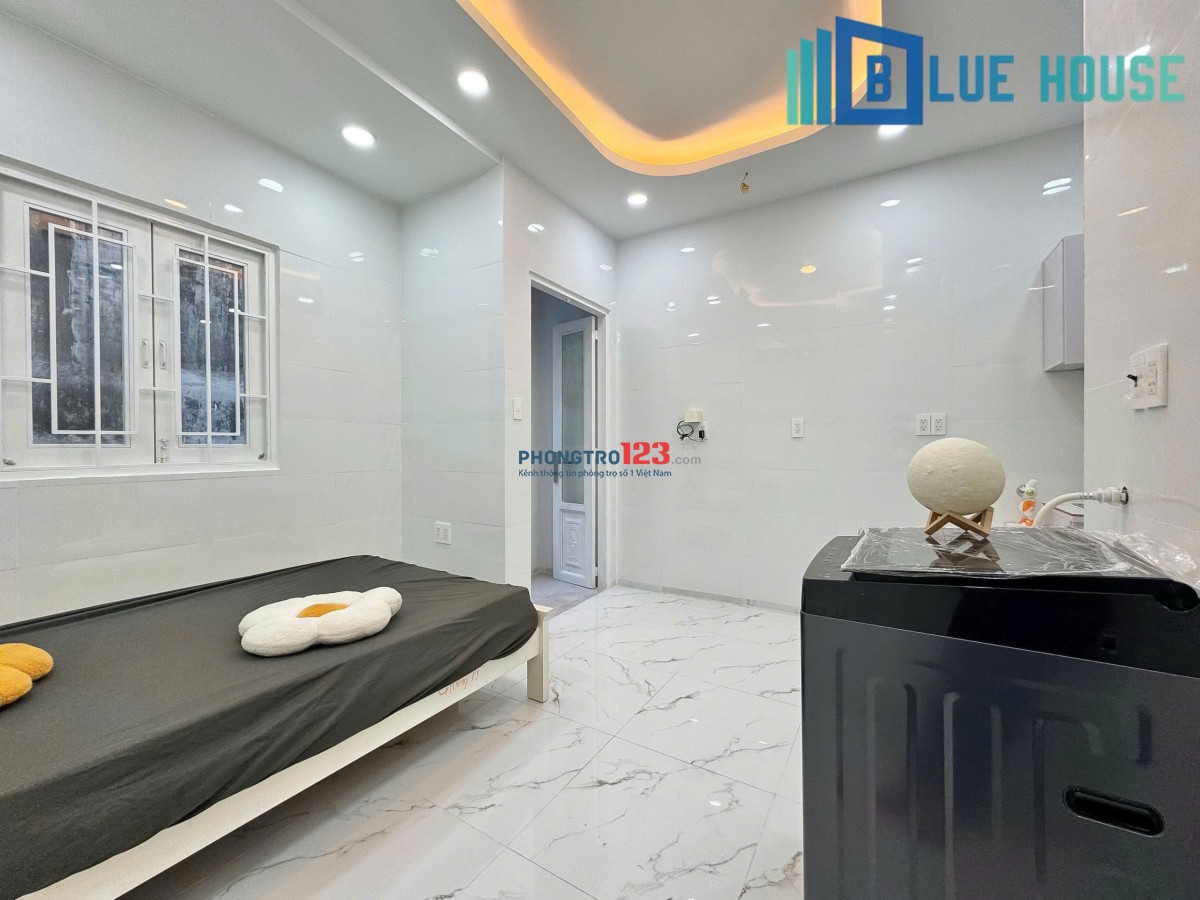 CHO THUÊ PHÒNG FULL NỘI THẤT - MÁY GIẶT RIÊNG - BAN CÔNG - GẦN ĐẦM SEN - NUÔI THÚ CƯNG