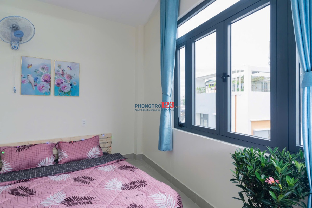 Căn Hộ Studio 30m2 Phù Hợp 2-3 Khách, Nhà Thang Máy, Cửa Sổ Trời, Gần ĐH Văn Lang, Chợ Bà Chiểu