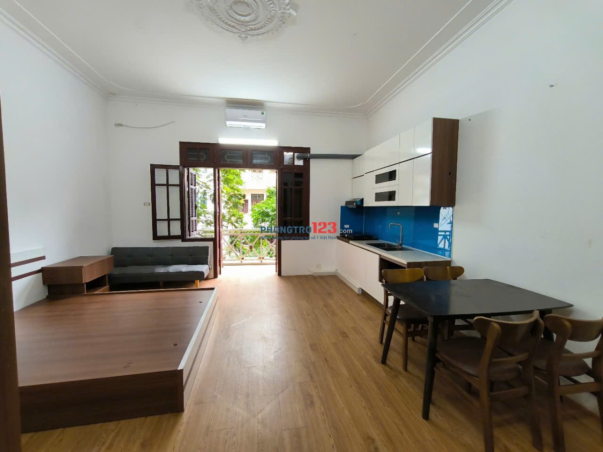 Cho thuê studio full đồ - 60 Vũ Phạm Hàm